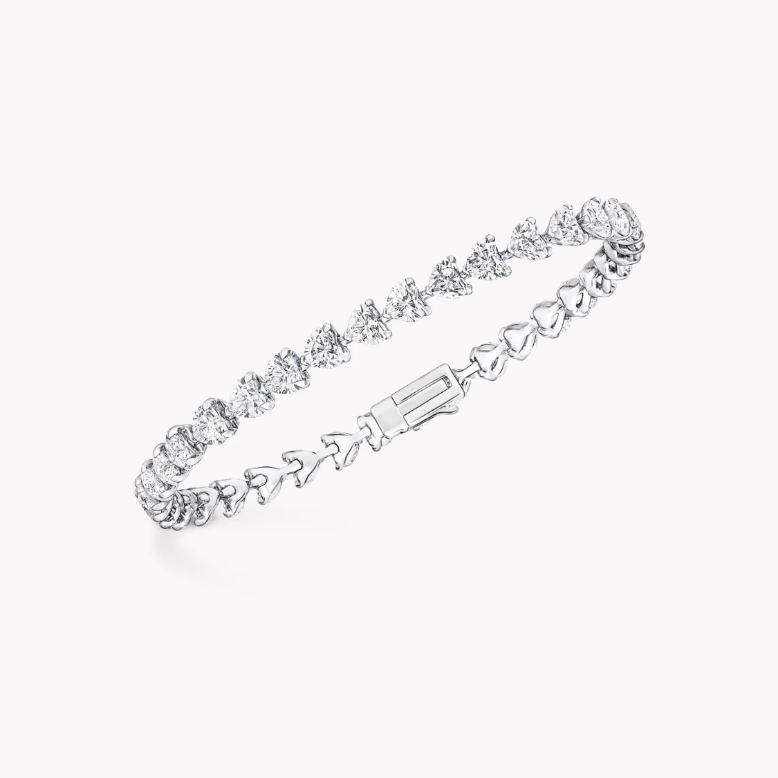 Heart Cut Tennis Bracelet