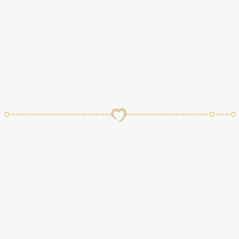Open Heart Bracelet