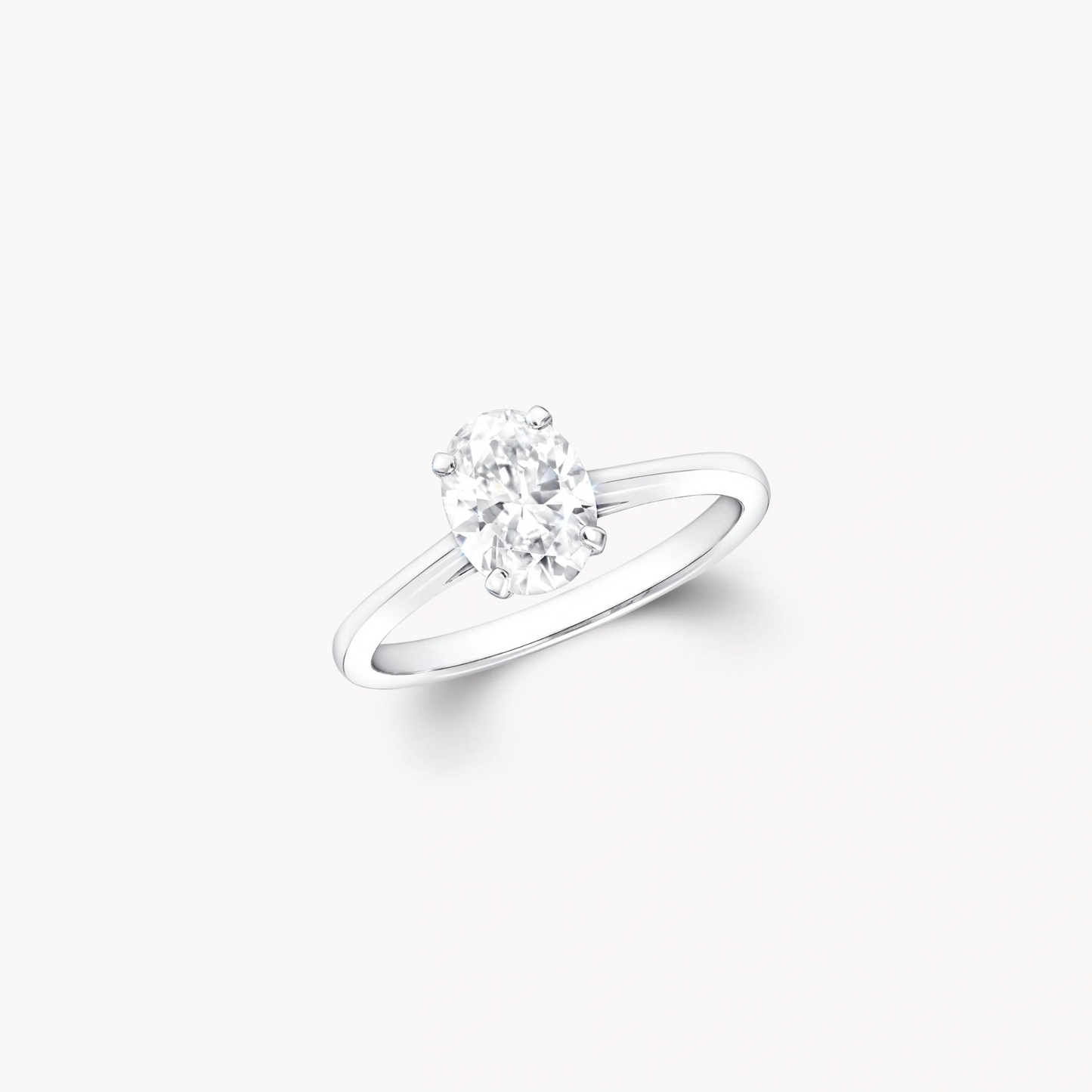 Oval Solitaire Ring