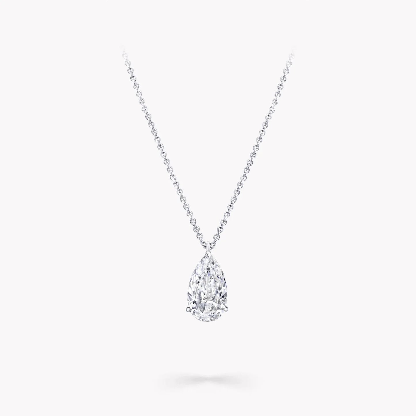 Pear Solitaire Pendant