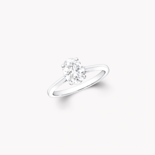 Oval Solitaire Ring